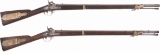 Two U.S. Model 1841 Percussion Mississippi Rifles