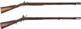Two Antique U.S. Flintlock Rifles