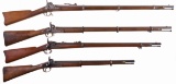 Four Antique Long Guns