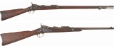 Two U.S. Springfield Trapdoor Long Guns