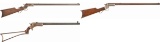 Three Stevens Single Shot Rifles