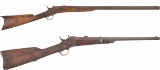 Two Remington Rolling Block Long Guns