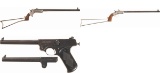 Three Stevens Single Shot Tip-Up Firearms
