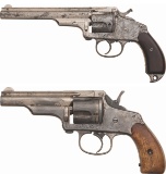 Two Merwin, Hulbert & Co. Medium Frame Double Action Revolvers