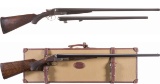 Two American Double Barrel Shotguns