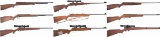 Nine Rimfire Rifles