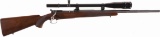 Winchester/L.W. Barnard Model 70 Bolt Action Rifle with Scope