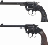 Two Colt Police Positive Target Double Action Revolvers