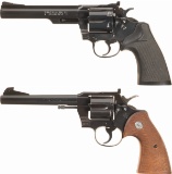 Two Colt Double Action Target Revolvers