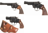 Three Colt Double Action Revolvers