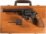 Engraved Smith & Wesson Model 48-4 Revolver with Case