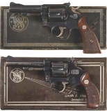 Two Smith & Wesson Double Action Revolvers with Boxes