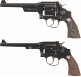 Two Smith & Wesson Double Action Revolvers