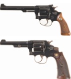 Two Smith & Wesson Double Action Revolvers