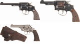 Three Smith & Wesson Double Action Revolvers