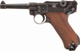 Nazi Police Marked Mauser Banner Luger Semi-Automatic Pistol