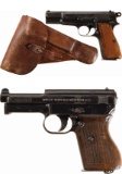 Two Nazi Marked Semi-Automatic Pistols