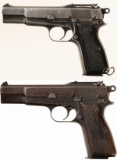 Two Military Semi-Automatic Pistols