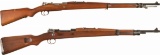 Two Military Mauser Bolt Action Rilfes