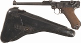 DWM Military Model 1914 Artillery Luger Semi-Automatic Pistol