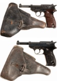 Two P.38 Pistols with Holsters