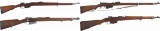 Four European Military Bolt Action Rifles