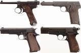 Four Semi-Automatic Pistols