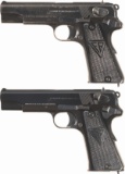 Two German Occupation Polish Semi-Automatic Pistols