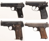 Four Semi-Automatic Pistols