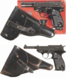 Two P.38 Pattern Semi-Automatic Pistols