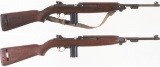 Two U.S. Military M1 Semi-Automatic Carbines