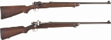 Two U.S. Springfield Bolt Action Military Rifles
