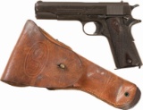 U.S. Colt Model 1911 Semi-Automatic Pistol with Holster