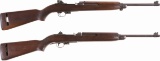 Two World War II U.S. Military Semi-Automatic Carbines