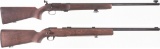 Two U.S. Marked Bolt Action Target Rifles with CMP Boxes