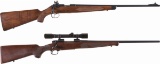 Two Winchester Bolt Action Rifles