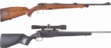 Two Steyr-Mannlicher Bolt Action Rifles
