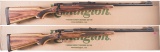 Two Remington Model 673 Bolt Action Guide Rifles with Boxes