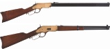 Two Uberti/Dixie Gun Works Lever Action Long Guns