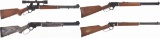 Four Marlin Lever Action Long Guns