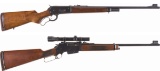 Two Lever Action Sporting Rifles