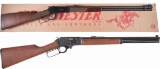 Two Lever Action Long Guns with Boxes