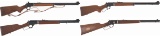 Four Marlin Lever Action Long Guns