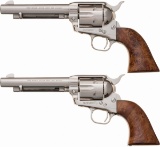 Matching Pair of Colt 3rd Gen. Single Action Army Revolvers