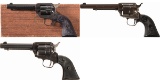 Three Colt .22 Caliber Single Action Revolvers
