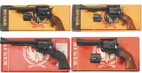 Four Ruger Blackhawk Single Action Revolvers with Boxes