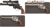 Three Ruger Revolvers