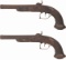Pair of Rouget of St. Etienne Percussion Pistols