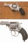 Two Retailer Marked Webley Double Action Revolvers