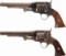 Two Civil War Contract Rogers & Spencer Army Model Revolvers